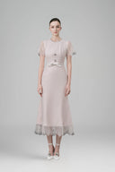 Prucel Dress Maxi Cream for women, from White Plan, The Viet Concept 