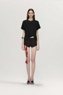 Luxe Double Tie Organza Voile Shirt for women, from DAS LA VIE, The Viet Concept 