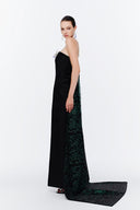 Royal Plume Strapless Twill Couture Gown for women, from MR CRAZY & LADY SEXY, The Viet Concept 
