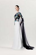 Butterfly Garden One-Shoulder  Lace Tulle Couture Gown fir women, from MR CRAZY & LADY SEXY, The Viet Concept 