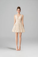 Aven Embellished Floral Sequin Evening Dress for women, from CALISTA, The Viet Concept