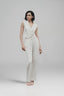 MR CRAZY & LADY SEXY • White Muse Pleat Pant