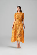 Amber Fleur Embellished Lace Midi Dress for women, from IHF STUDIO, The Viet Concept