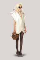 Ramos Wrap V-Neck Poly Organza Top for women, from Das La Vie, The Viet Concept 