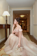 LINH PHUNG • Lindsey Couture Butterfly Corset Midi Dress