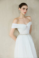 Della Crystal Embellished Organza Bodysuit & Maxi Skirt Set for women, from DANG PHONG DESIGNER, The Viet Concept