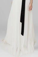 Doux Pleated Maxi Dress for women, from Guyehi Studio, The Viet Concept 