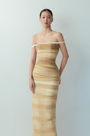 BYDI • Eira Ombre Beaded Mesh Couture Evening Gown