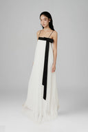 Doux Pleated Maxi Dress for women, from Guyehi Studio, The Viet Concept 
