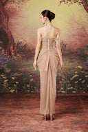 Gina Draped Off-Shoulder Embellished Maxi Dress for women, from JOSEPHINE, The Viet Concept 