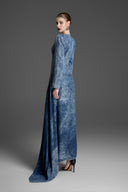 GVLUX • Washed Asymmetric Flap Dress