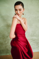 Red Bologna Maxi Dress for women, from WHITE PLAN, The Viet Concept 