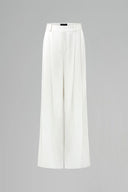 Ivory Lumière Satin Silk Tailored Trousers for women, from IHF STUDIO, The Viet Concept
