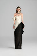 Amelinda Royal Taffeta Peplum Evening Gown for women, from 21SIX, The Viet Concept