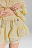 Yellow Off-Shoulder Linen Shirt for women, from Xita, The Viet Concept