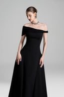 Off Shoulder Sides Puffy Dress for women, from GVLUX, The Viet Concept 