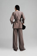 LECIA • Grey Loosefit Trousers