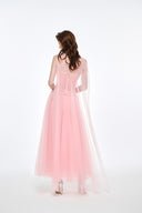 LUCILLA • Lume Strapless Corset Tulle Midi Dress Set