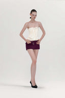 Rini Structured Cotton Poplin Top for women, from HUELLEY ROSE, The Viet Concept 