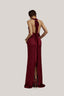  Hesperus Blouson Scoop Neck Silk Floor Length Dress for women, from POEM, The Viet Concept 