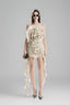 Khaki Strapless Mini Dress for women, from Must Have, The Viet Concept