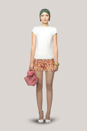Carey Bodycon Short Sleeved Silk Top for women, from Das La Vie, The Viet Concept 