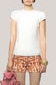Carey Bodycon Short Sleeved Silk Top for women, from Das La Vie, The Viet Concept 