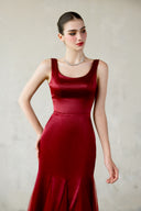 Ruby Sheer Silk Mesh Evening Maxi Dress for women, from DANG PHONG DESIGNER, The Viet Concept