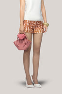 Carey Straight Patch Pocket Poly Organza Mini Shorts for women, from Das La Vie, The Viet Concept 