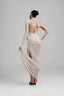 Vani Asymmetric Gathered Tulle Ankle Length Dress for women, from Ha Thanh Viet, The Viet Concept 
