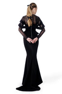 Onyx Architect Peplum Mermaid Gown for women, from MR CRAZY & LADY SEXY, The Viet Concept 
