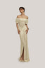 Hemera Hourglass Front Slit Jersey Floor Length Dress for women, from Poem, The Viet Concept 