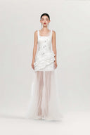 JOSÉPHINE • Lavish Embellished Mesh Gown