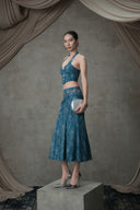 Verdigris Enamel Couture Gown for women, from MOC NHU, The Viet Concept