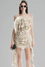 Khaki Strapless Mini Dress for women, from Must Have, The Viet Concept