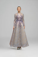 Qaranful 3D Floral Sequin A-Line Couture Gown for women, from 21SIX, The Viet Concept