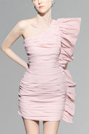 Peony Pleated Cotton Japan Mini Dress for women, from Pham, The Viet Concept 