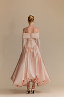 WHITE PLAN • Veronica Couture Taffeta Evening Gown