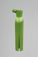 Advice Satin Silk Bustier Gown With Floral Appliqué for women, from IHF ATELIER, The Viet Concept