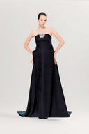 Royal Plume Strapless Twill Couture Gown for women, from MR CRAZY & LADY SEXY, The Viet Concept 
