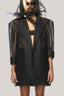 Joanne Straight See-Through Poly Organza Blazer for women, from Das La Vie, The Viet Concept 