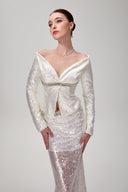 Esther Crystal Embellished Sequin Set for women, from DANG PHONG DESIGNER, The Viet Concept