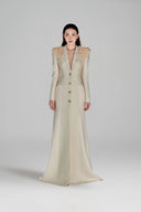 L'ALLÉE • Ines Deep V Ivory Gown