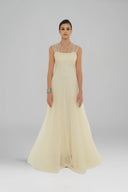 HAYTAN • Nooréa Cream Voluminous Hoop Skirt