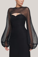 So Cropped Bishop Sleeved Cotton Lawn Top for women, from TINH, The Viet Concept 