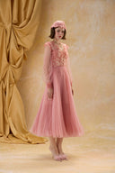 Helena Couture Guipure Lace Chiffon Evening Gown for women, from MADDY HATES ROSE, The Viet Concept