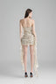 Khaki Strapless Mini Dress for women, from Must Have, The Viet Concept