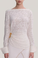 White Tayce Top for women, from Jenny K Tran, The Viet Concept 