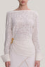 White Tayce Top for women, from Jenny K Tran, The Viet Concept 