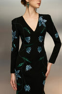 Zanbaq Crystal-Embellished Crepe Mermaid Evening Gown for women, from 21SIX, The Viet Concept